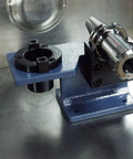 Universal CNC Tightening Fixture For CAT BT50 Collet Chucks, Beefy Yet Precise Heavy Duty Steel, mounted with BT50 chuck