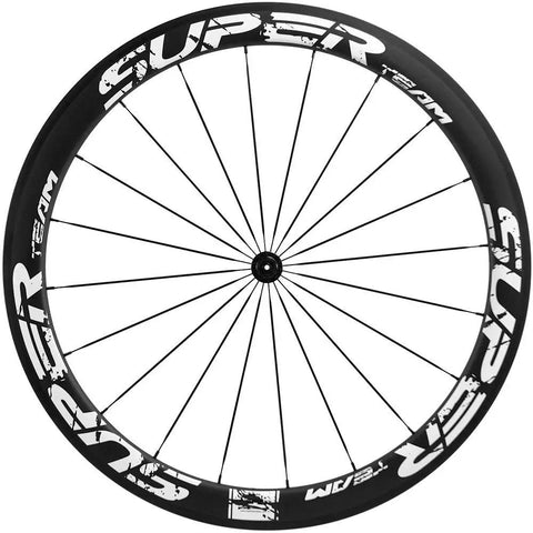 Dual Depth 50 And 25mm UD Matte Finish 700C Carbon Wheelset Clincher For Road Bikes With Toray T700 Rim Basalt Brake Surface Shimano 8 9 10 11 Speed Cassette Body EN Quality Tested 2 Year Warranty White
