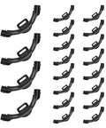 20 Pack One Half Inch PEX Tubing Bend Support 90 Degree Elbow Clamp With Nail Tab for DIY plumbing and underfloor heating