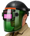 Auto Darkening Welding Helmet With Air System And True Color Viewing Shield For Industrial Metalworking Safety, Pro Grade Positive