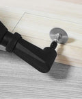 Smooth Operator Ninety Degree Right Angle Grinder Adapter For Rotary Power Tools, close-up of attachment on wood surface.