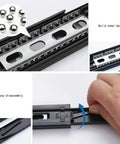 Two Piece Drawer Slides With Full Extension And Smooth Metal Ball Bearing Runners for quiet soft close, easy disassembly shown