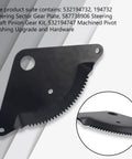 Steering Gear Rebuild Kit With Sector Plate Fits Craftsman AYP Poulan Weedeater Jonsered And Electrolux Lawn Mowers