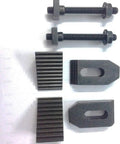 M6 Clamp Kit Set For 3 Inch And 4 Inch Rotary Tables Milling Tables Face Plates And Vertical Slides Heavy Duty Complete With Step Blocks Tee Bolts And Flanged Nuts displayed on white surface
