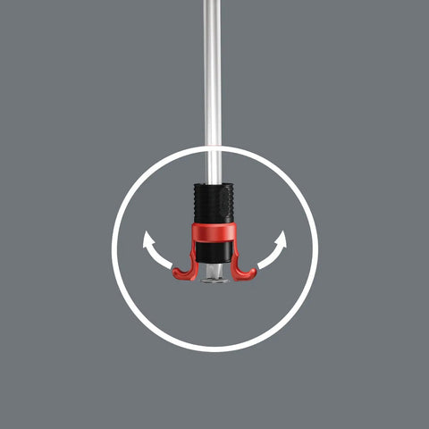 Round And Hex Screw Gripper With Holding Function Quick Change Bit Holder for all screw profiles and sizes in focus