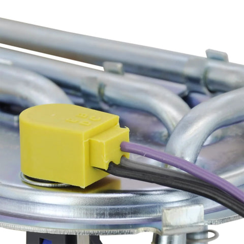 Close-up view of the connector and wiring on the Drop In Fuel Pump Module Assembly for 1994 1995 1996 GM Caprice Impala Roadmaster sedans.