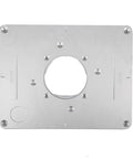 Beast Mode Router Table Insert Plate Built From Heavy Duty Aluminum Alloy Panel with Precision Center Hole Bushing