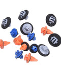 Body Molding Clips Kit With Sealers 30 Pack For 2003-2011 Toyota 4Runner And FJ Cruiser Door Trim And Body Molding Repair DIY Friendly Includes Assorted Plastic Clips And Sealer Set Directly Replaces 75397-35010 And 75495-35010, assorted clips on white background