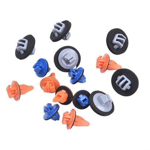 Body Molding Clips Kit With Sealers 30 Pack For 2003-2011 Toyota 4Runner And FJ Cruiser Door Trim And Body Molding Repair DIY Friendly Includes Assorted Plastic Clips And Sealer Set Directly Replaces 75397-35010 And 75495-35010, assorted clips on white background