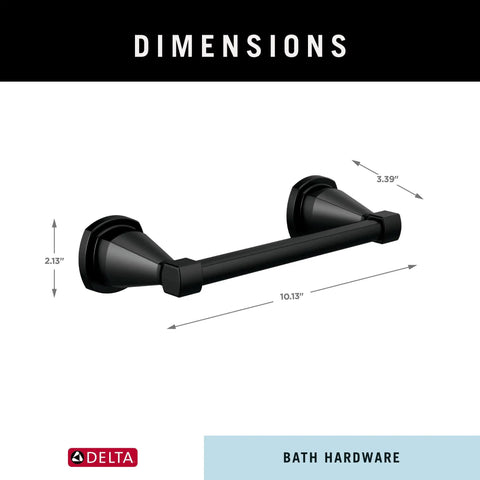 Matte Black 8 Inch Hand Towel Holder Bar For Bathroom And Kitchen, Corrosion Resistant Finish, Quick Dry Airflow Towel Rail dimensions
