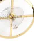 Balance Wheel Replacement Part For 7120 Movement, Durable Watch Repair Accessory For Pros And DIYers, gold alloy wheel