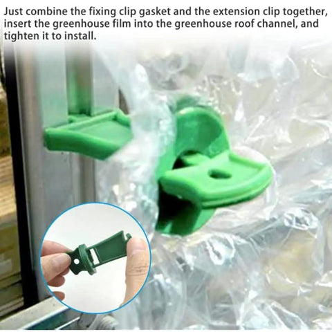 300 Piece Greenhouse Twist Clip Kit For Aluminum Greenhouses With Plastic Fixing Clips And Washers Extender Corner Clips Insulation Netting And Shading Clips Easy Install No Fuss Durable PP Construction