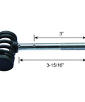 Heavy Duty Threaded Hitch Locking Pin For 50025 Bike Rack, Solid Steel Construction For Maximum Durability And Security