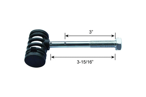 Heavy Duty Threaded Hitch Locking Pin For 50025 Bike Rack, Solid Steel Construction For Maximum Durability And Security