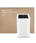 Replacement Filter For Blue Pure 121 Air Purifier With HEPA And Activated Carbon Breathe Easy 1 Pack next to box