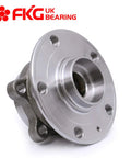 Front view of Front Wheel Bearing Hub Assembly Kit Set Of 2 For VW Tiguan Passat Jetta GTI Golf CC Beetle 2005 To 2017