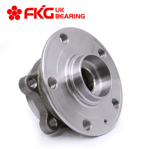 Front view of Front Wheel Bearing Hub Assembly Kit Set Of 2 For VW Tiguan Passat Jetta GTI Golf CC Beetle 2005 To 2017