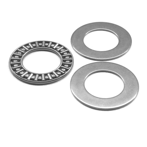 Thrust Needle Roller Bearing And Washer Set For Lawn Mower And Tractor Steering Spindles AXK2035 Plus 2AS, showing components