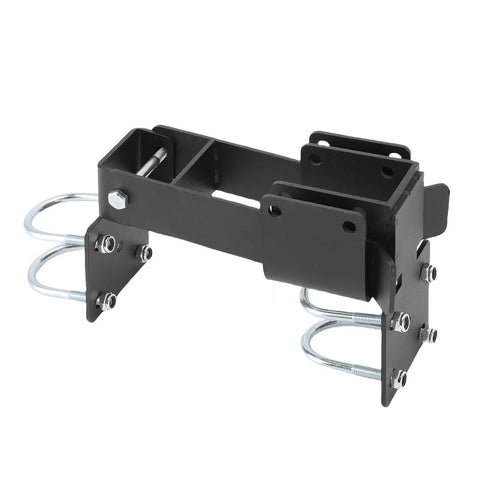 Solid Carbon Steel Double Gate Latch With Strong Arm Design For Chain Link Fences, heavy duty black latch with springs.