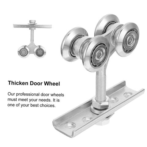 Heavy Duty Sliding Door Roller Wheel For Track, Industrial Gate Roller, Smooth Running Door Pulley Accessory For Cabinets And Gates