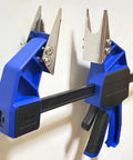 18 Inch Quick Coupler Pipe Clamps Includes Four Duo Jaw Sets With Jaws In One Half And Three Quarter Inches And Seven Eighths