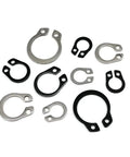 External Circlip Kit Set For Shafts 5 To 20 Mm C Type Retaining Rings For Bearings And Gears Locking Clip Ring Pack