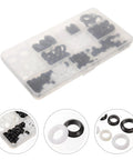 180 Piece Rubber Grommet Kit For Wiring And Ceiling Fans, Heavy Duty Sealing Rings That Lock In Tight And Stop Leaks, Assorted Sizes For Safe Cable Protection And Easy DIY Install in storage case
