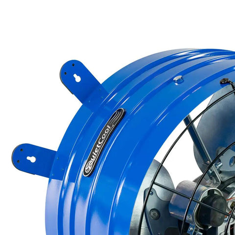 Energy Efficient Smart Attic Fan Designed For Gable Vents With Wireless App Control Offering Up To 1945 Cfm Blue Housing