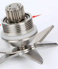 Stainless Steel Blade Bearing Accessory For Food Machines Pro Grade Durable Replacement Part For Soy Milk Makers Easy Install Safe Food Processor Component Long Lasting Performance For Home Kitchen, stainless steel bearing and blade assembly