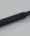 WP 17 Style TIG Welding Torch Head with Flexible Air Cooled Build 150 Amp SR 17F Compatible, black handle, white accents