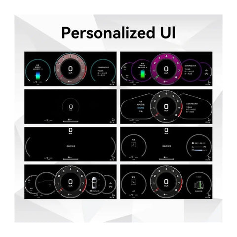 Porsche Panamera 12.3 Inch LCD Dash Instrument Cluster Replacement Digital Gauge Module With Built In Circuit Components For 2010 2016 Models, Plug And Play, Stable Performance For Idle And Acceleration, personalized UI