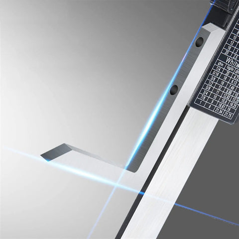 Digital high Position 0~150mm Caliper Depth Gauge Height Aperture Electronic Portable preset Measurement Tool close-up detail.