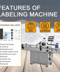 Features and included tools for Smooth Operator Automatic Round Bottle Labeler With Date Coder And Smart Panel For Cans And Wine Packaging 110V System.