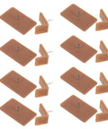 Plastic and metal drawer glides for smooth sliding L shaped tack in drawer stops reducing wear and keeping slides aligned