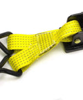 Dude, This Hi-Lift Lift-Mate LM-100 Adapter Is Total Game Changer. Heavy-duty yellow strap with black coated hooks for tire swaps.
