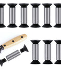 10 Pack Knife Handle Screws Hex Flat Head Pins Stainless Steel Rivets Fasteners For Blade Fixing With Adjustable Length