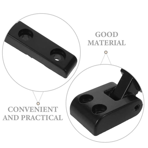 Forklift Hood Hinge Kit For Industrial Engines, Heavy Duty Dual Joint Engine Cover Replacement, focus on hinge detail