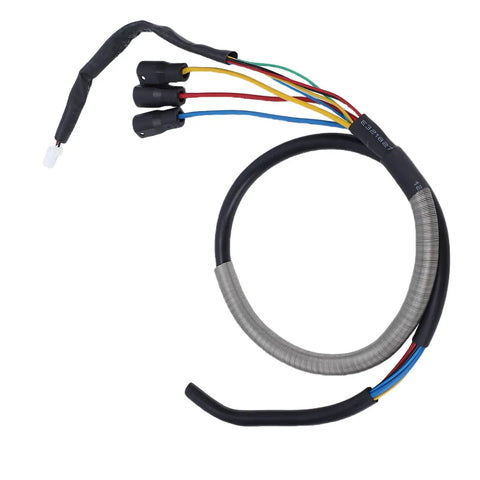 Electric Scooter Motor Wire Harness For G30 Replacement Cable PVC Rubber Power Connector With Direct Fit For Daily Commuters Plug And Play Repair Part To Keep Your Ride Smooth And Stable Power Transmission visible in coiled formation