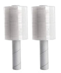 Tough As Nails 4 Inch Stretch Wrap Reels 250 Feet Each 80 Gauge Heavy Cling Roll With Easy Grip Handle for secure moving and storage.