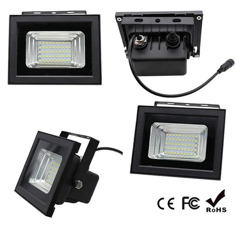 JUDYSSY Led Solar Flood Light with Ligent Power Display Day Night Automatic Induction Bright Garden Floodlight Courtyard Lighting for Garage, detailed view of LED panel and mounting hardware.