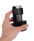 Heavy Duty Hammer Crimping Tool For Automotive Wire Terminals And Cable Lugs Manual Electrical Pliers held in hand, showing durable material.