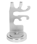 Super Strong Magnetic Welding Torch Holder With Rust Coating, Heavy Duty Stand for MIG guns, metal construction and grip feature.