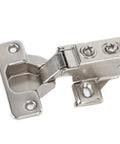 35mm Short Arm Inset Hinges Featuring Breezy Soft Close Hydraulic Damper For Hidden Cabinet And Wardrobe Doors with zinc alloy body.