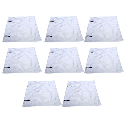 8 Pack Fire Blankets 1m x 1m Fiberglass For Home Kitchen And Camping Emergency Fire Blankets With Storage Bags