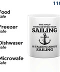 Sailor Coffee Mug 11oz White Great Gift for Boaters and Sailors Funny Boater Gift for Boat Captains Morning Coffee on the Go Cup