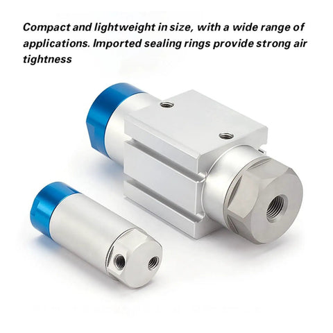 Rock Solid Pneumatic Arm Gripper Cylinder With Vacuum Generator And Suction Cup, 20-20-10 Series, metallic components