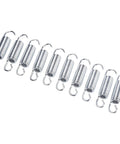 Heavy Duty Extension Springs 10 Pack Steel Barrel For Garage Doors And Ramps High Load Capacity Up To 50kg Tension Without Losing Elasticity, galvanized steel springs