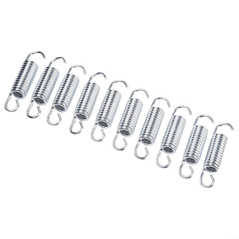 Heavy Duty Extension Springs 10 Pack Steel Barrel For Garage Doors And Ramps High Load Capacity Up To 50kg Tension Without Losing Elasticity, galvanized steel springs