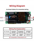 24W 48V 0.5A AC to DC Switching Power Supply Module With Bang-For-Your-Buck Overvoltage And Overcurrent Protection For Industrial Control Systems Wide Input 85-264VAC And 120-373VDC High Efficiency Up To 86% Green Compact Design, wiring diagram