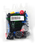 Hands On 5 Speed Manual Transmission Model Kit With Differential Gear And Wave Box components in a plastic bag